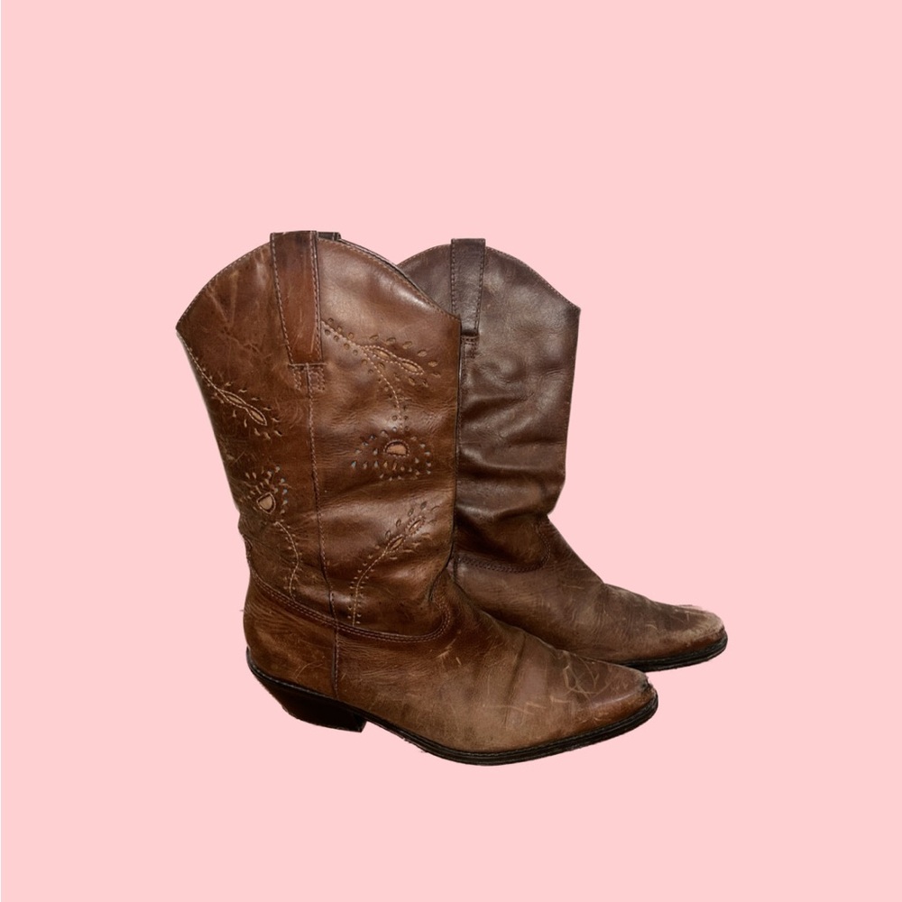 Women’s Matisse Cowboy Boots, Brown, Leather